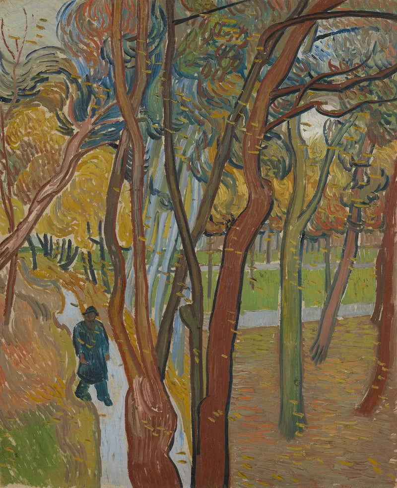 Der Garten des Krankenhauses Saint-Paul (