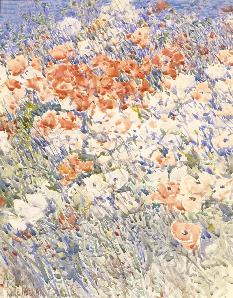 Der Garten der Insel - Childe Hassam