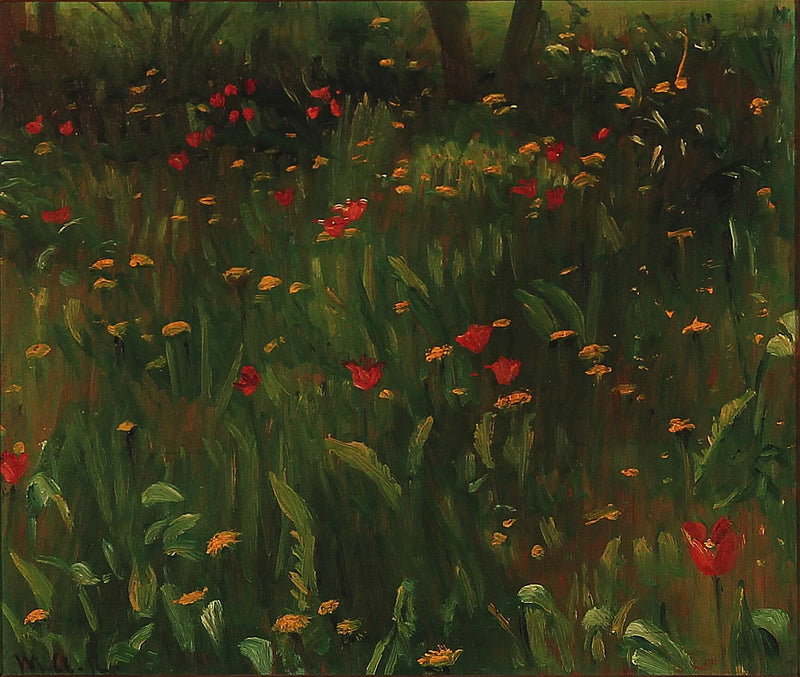 Der Garten der Familie Ancher in Skagen. -Michael Peter Ancher