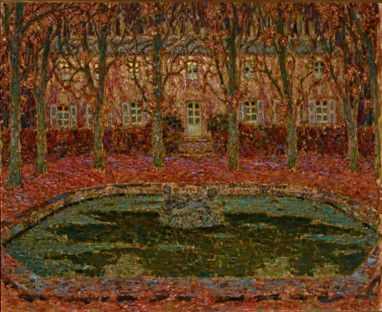 Der Garten des Hauses Gerberoy - Henri Le Sidaner