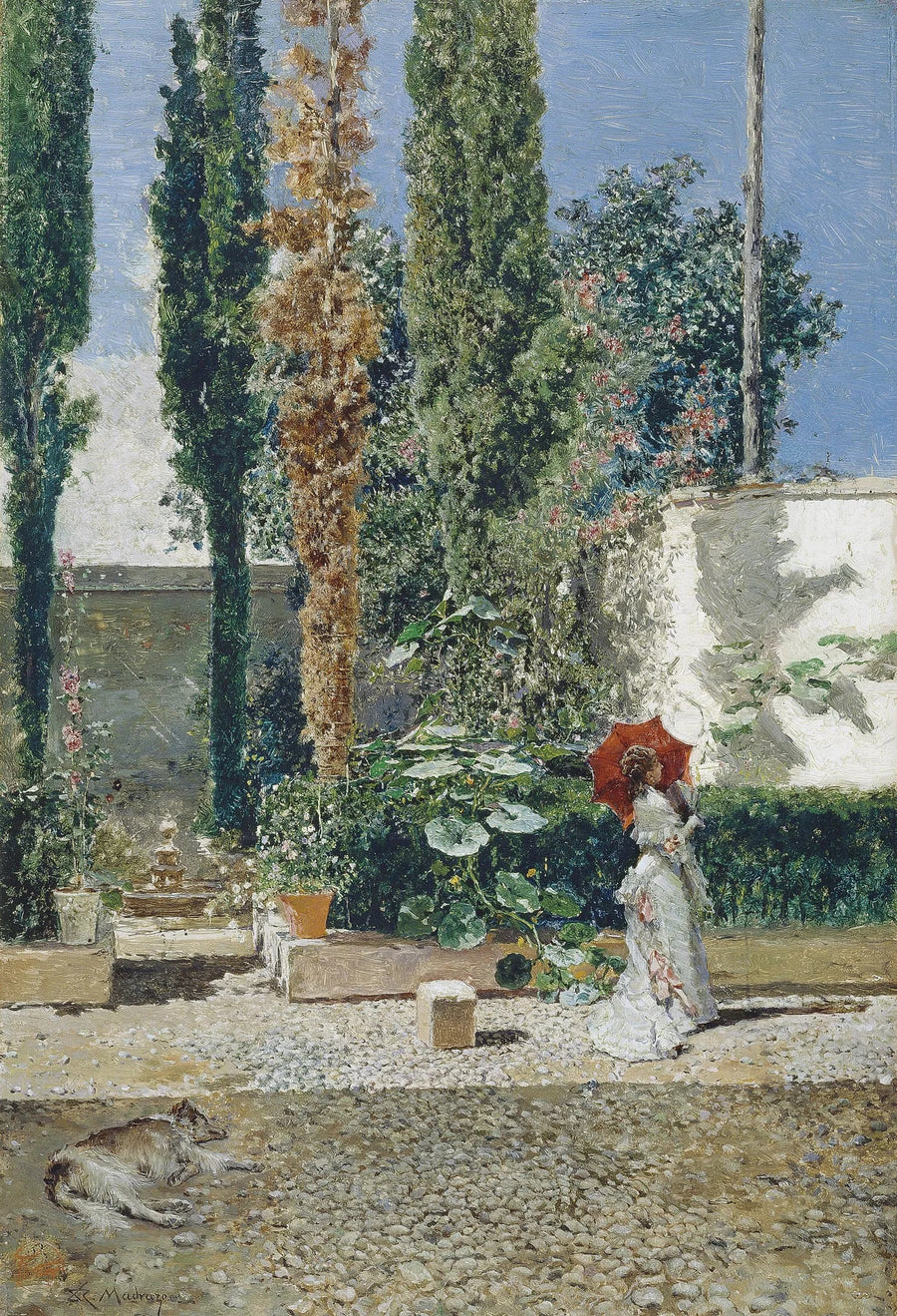 Le jardin de la résidence Fortuny - Mariano Fortuny Marsal