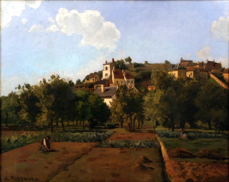 Der Garten von Maubuisson, Pontoise - Camille Pissarro