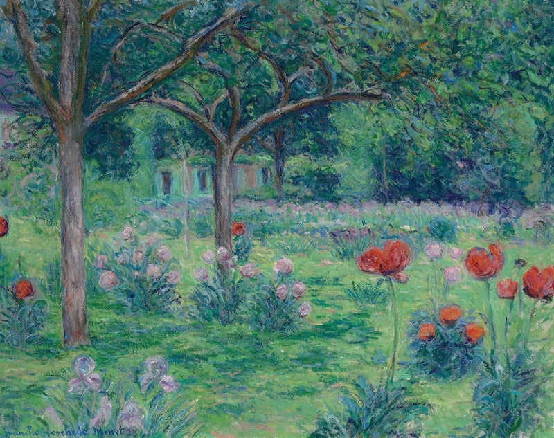 Monet's Garten in Giverny - Blanche Hoschéde Monet
