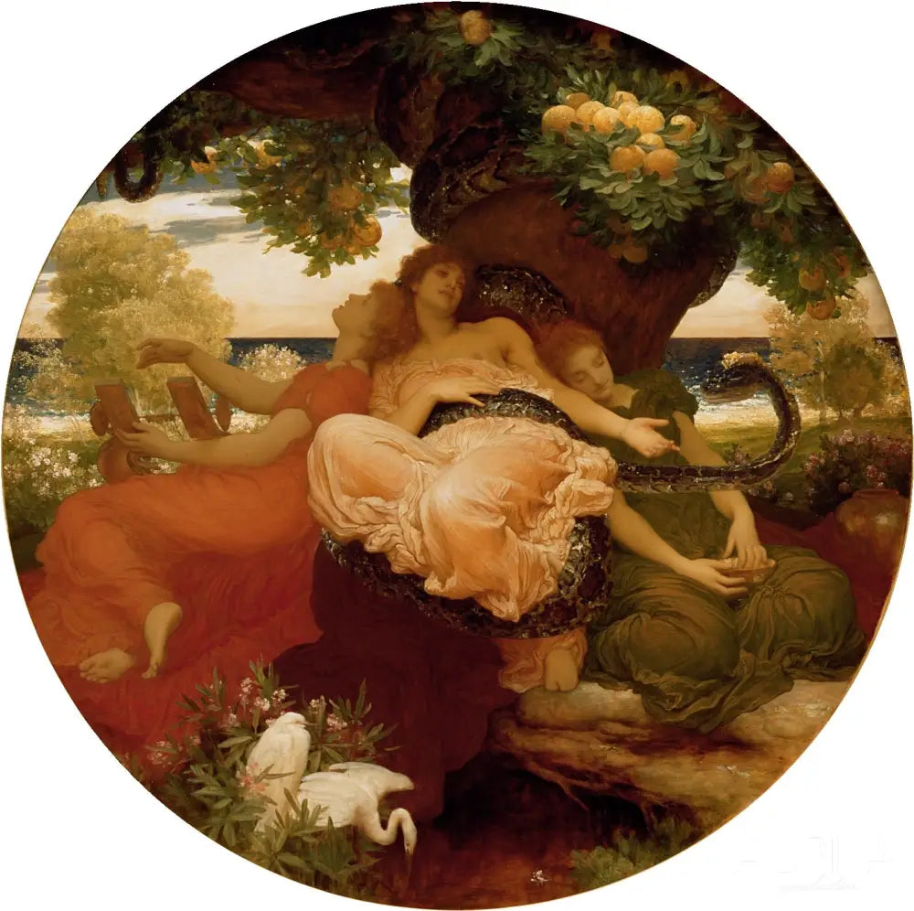 Le jardin des Hespérides - Frederic Leighton Reproductions de tableaux à la peinture à l’huile