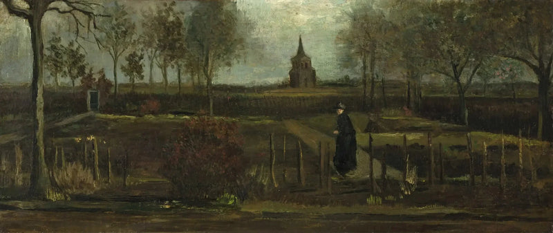 Der Pfarrgarten von Nuenen im Frühling - Vincent van Gogh