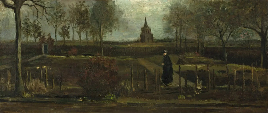 Der Pfarrgarten von Nuenen im Frühling - Vincent van Gogh