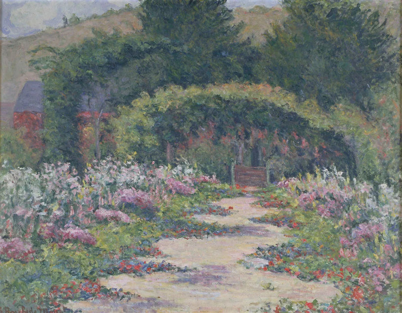 Der Garten und das Haus von Claude Monet in Giverny - Blanche Hoschede Monet