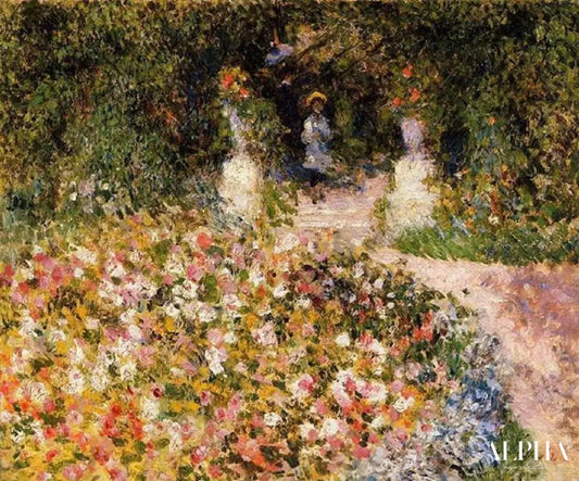 Le jardin - Pierre-Auguste Renoir - Reproductions de tableaux et peintures haut de gamme