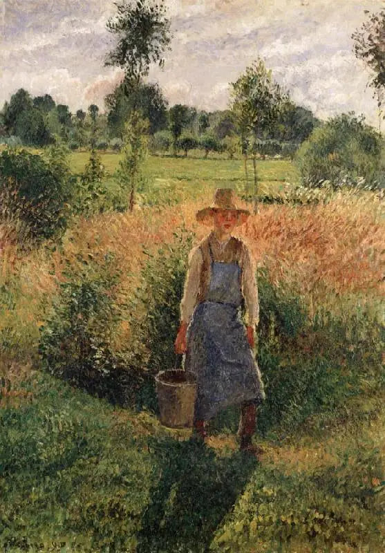 Der Gärtner, Nachmittagssonne, Eragny - Camille Pissarro