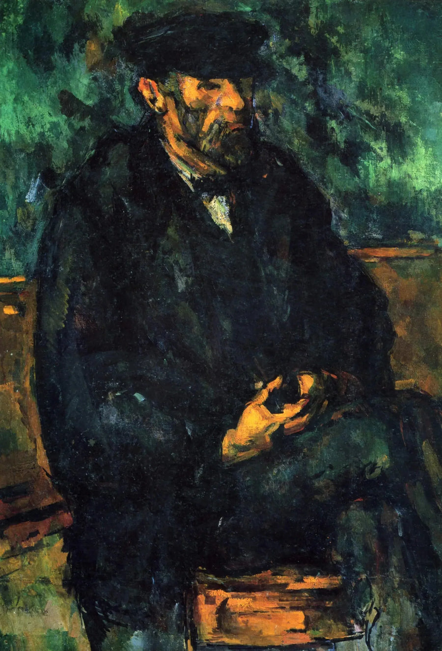 Der Gärtner Vallier - Paul Cézanne