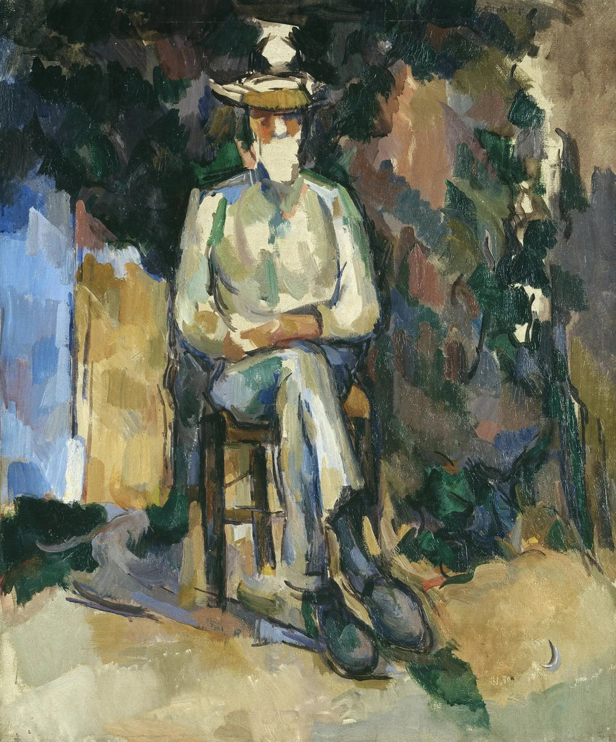 Der Gärtner Vallier - Paul Cézanne