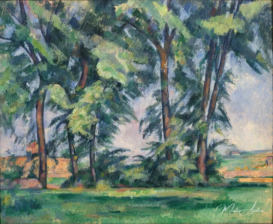 Le Jas de Bouffan - Paul Cézanne - Reproductions de tableaux et peintures haut de gamme