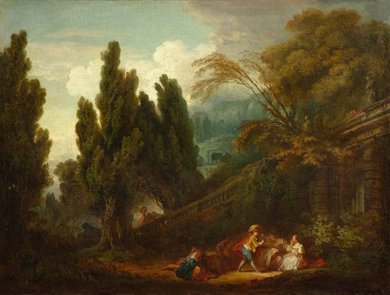 Das Spiel der Palette - Jean-Honoré Fragonard