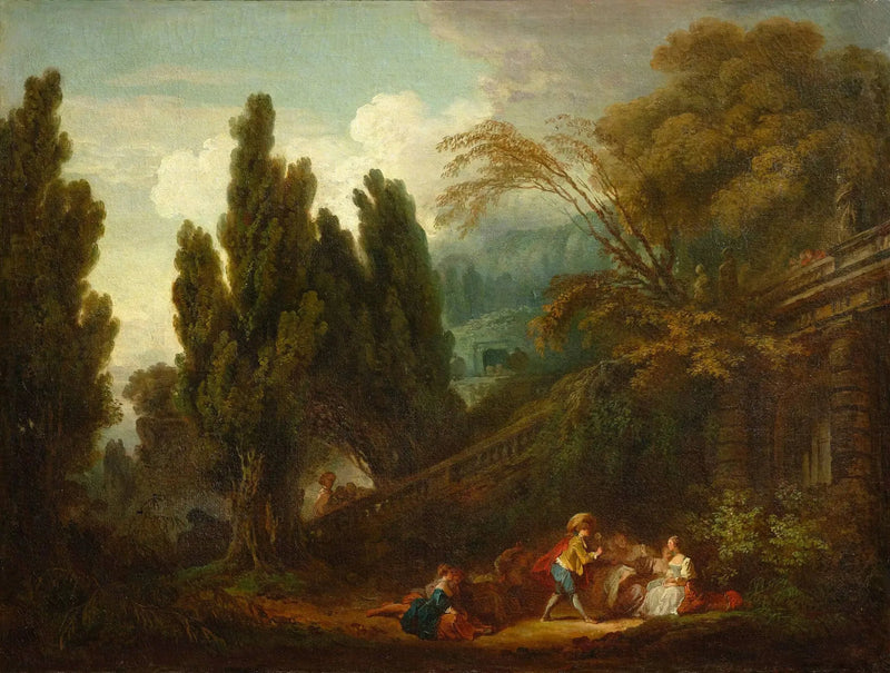 Das Spiel der Palette - Jean-Honoré Fragonard