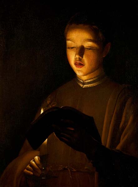 Der junge Sänger - Georges de La Tour
