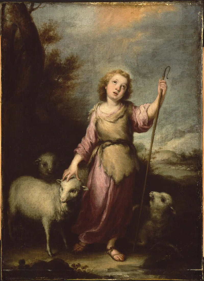 Der junge Christus als guter Hirte - Bartolomé Esteban Murillo