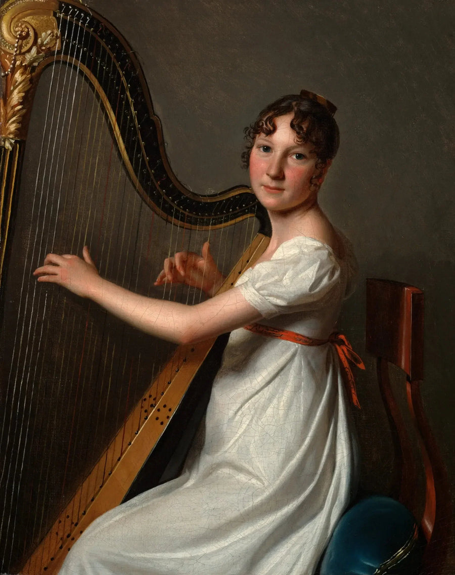 Der junge Harfenspieler - Louis-Léopold Boilly