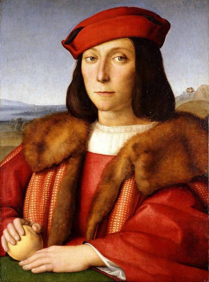 Der junge Mann mit dem Apfel - Raphael Sanzio