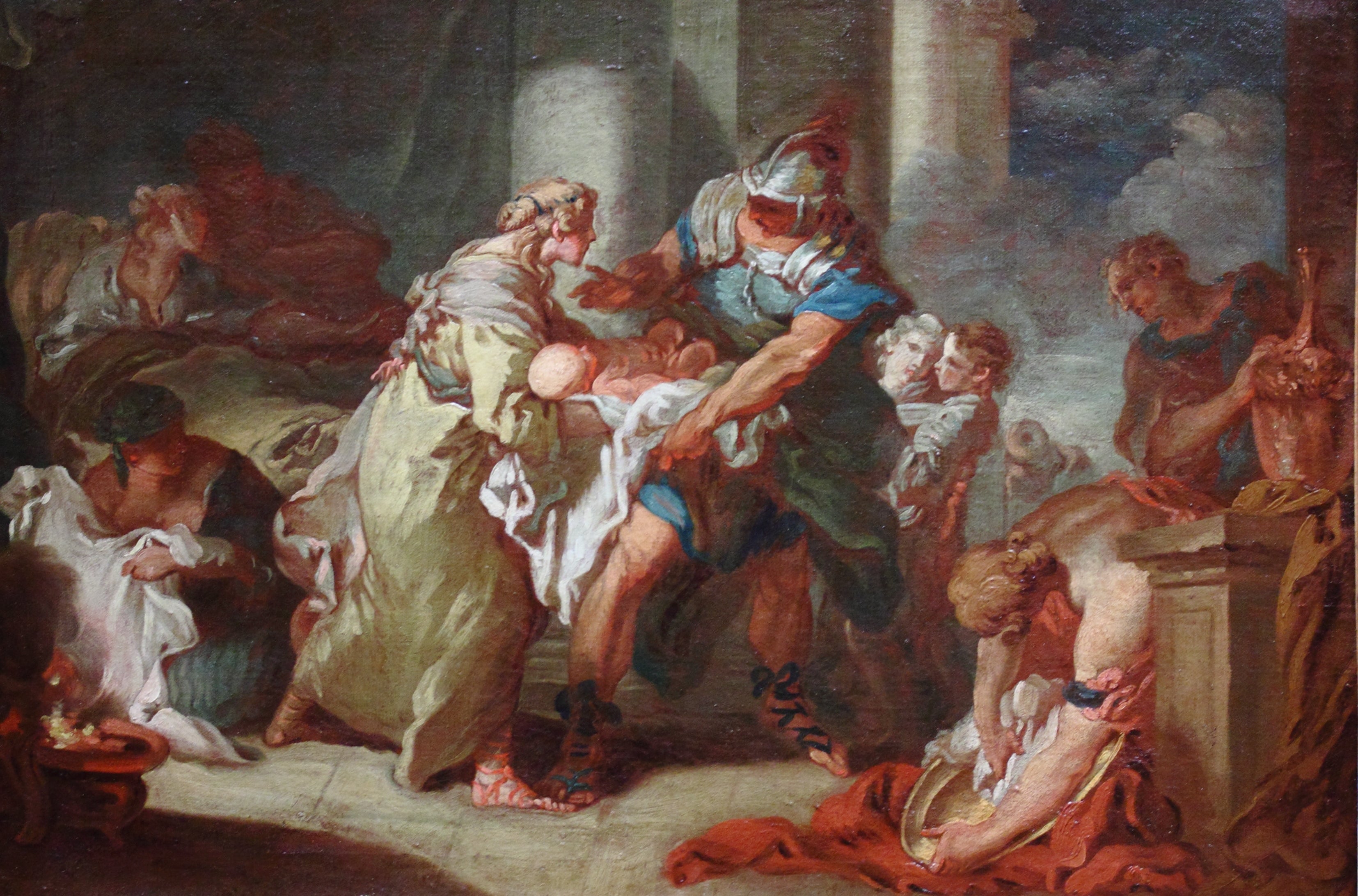 Der junge Pyrrhus gerettet? - François Boucher