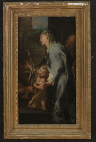 Der junge Johannes der Täufer mit Elisabeth und Zacharias - Federico Barroci