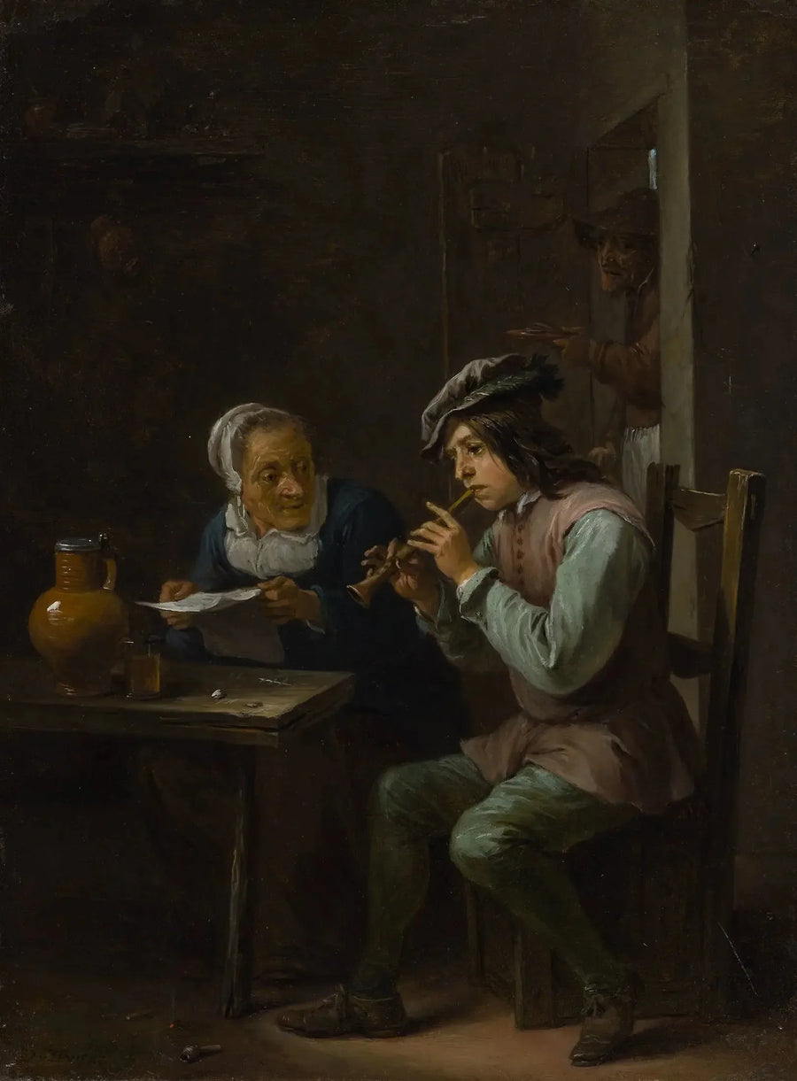 Der Flageolettspieler - David Teniers der Jüngere