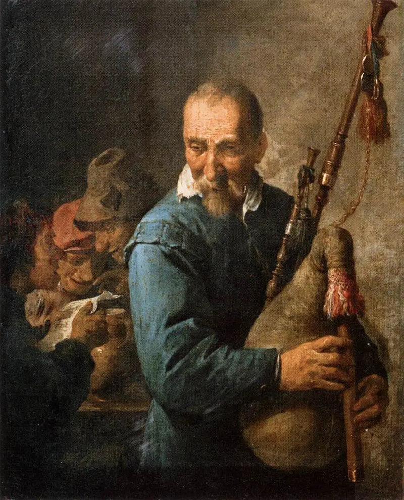 Der Musette-Spieler - David Teniers der Jüngere