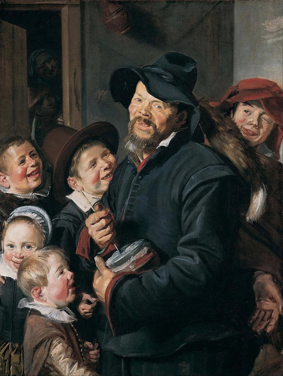 Der Spieler des Rommelpot - Frans Hals