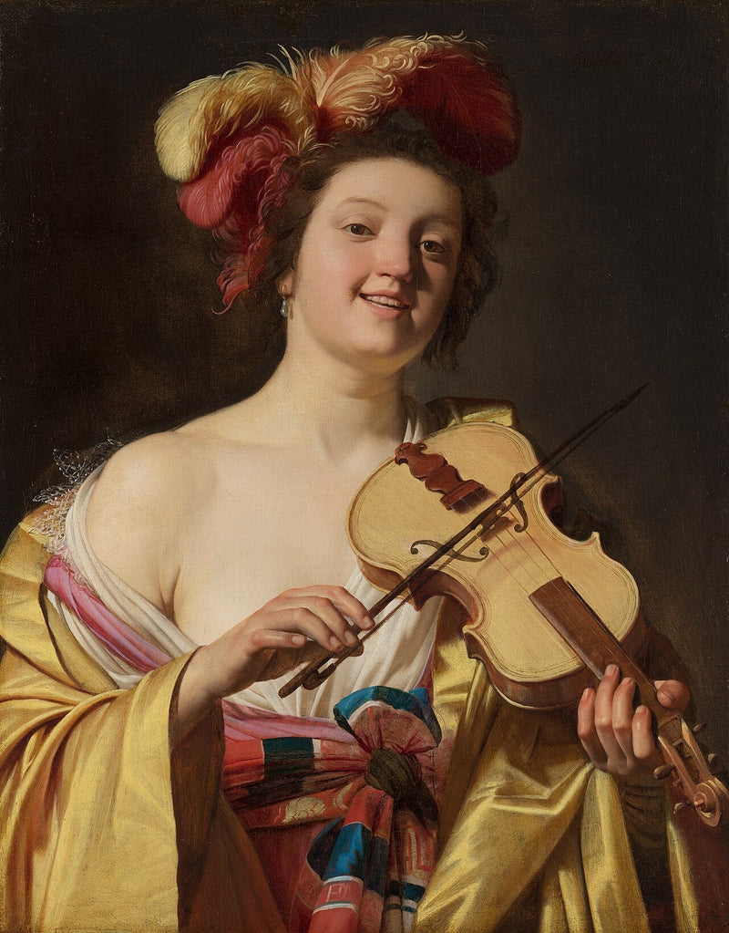 Der Geiger - Gerrit van Honthorst