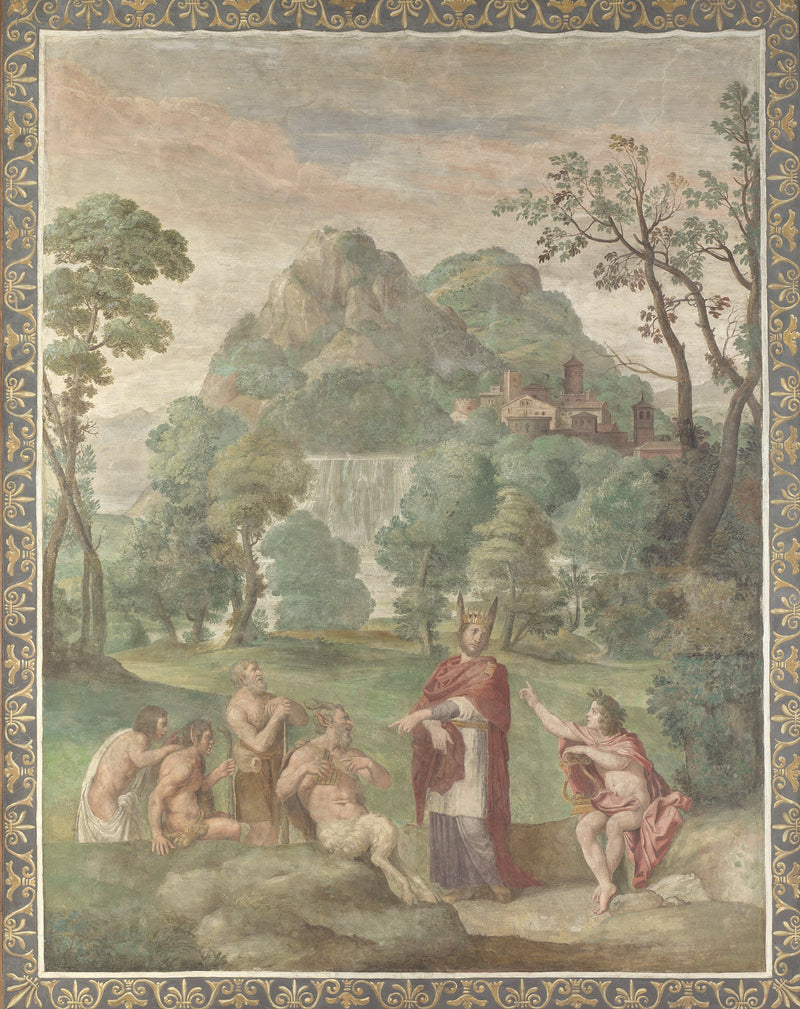 Das Urteil des Midas - Domenichino