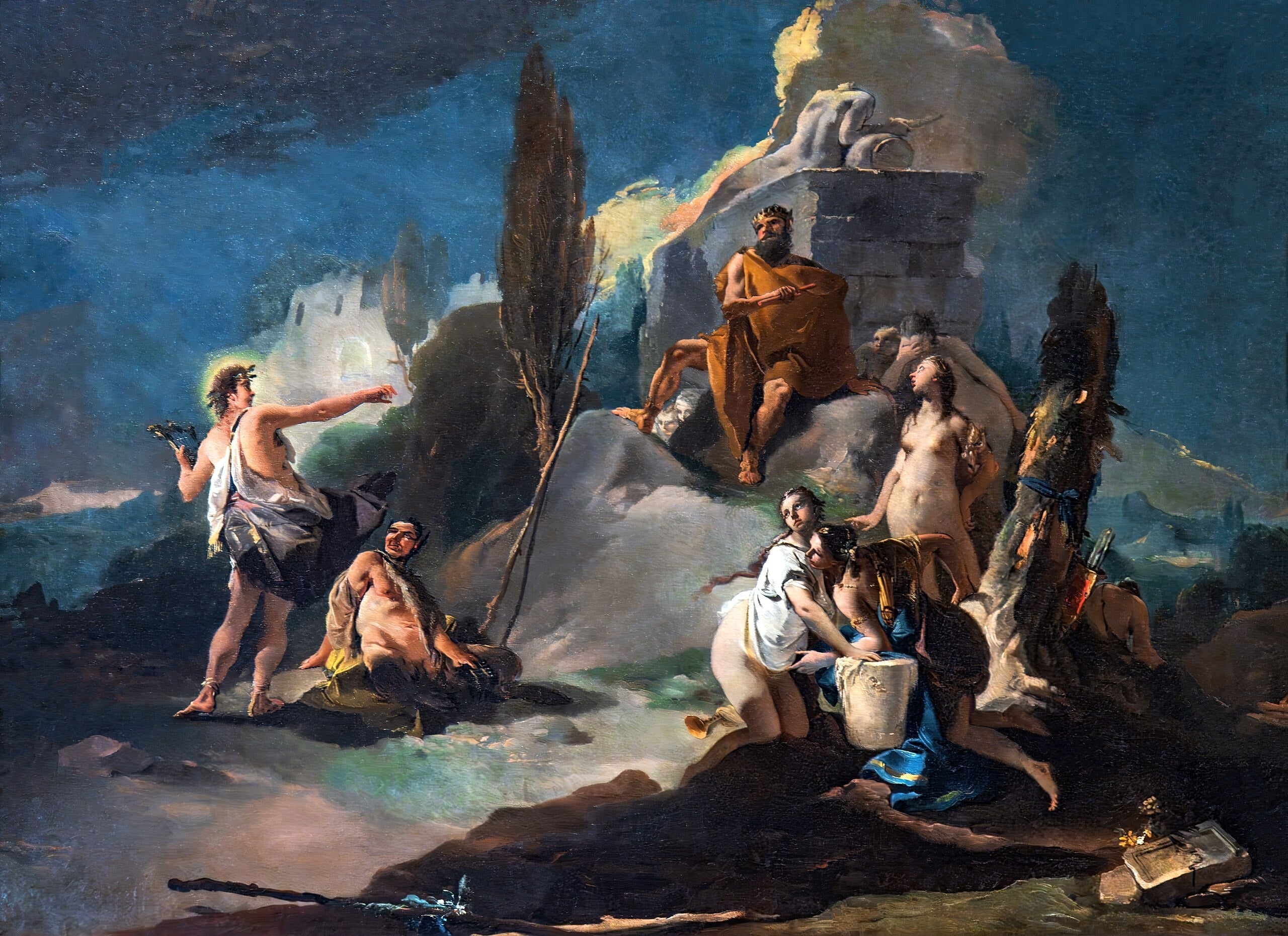 Das Urteil des Midas - Giovanni Battista Tiepolo