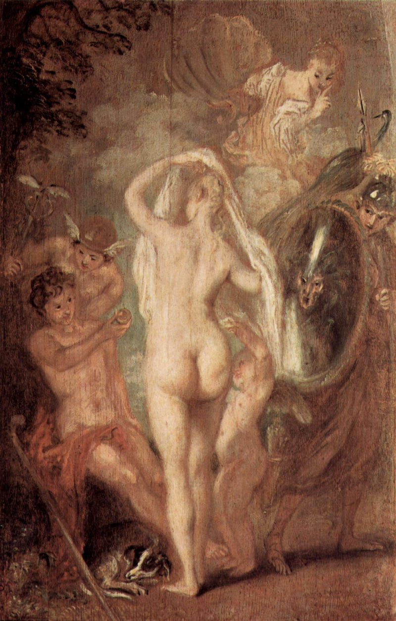 Der Urteil des Paris - Antoine Watteau