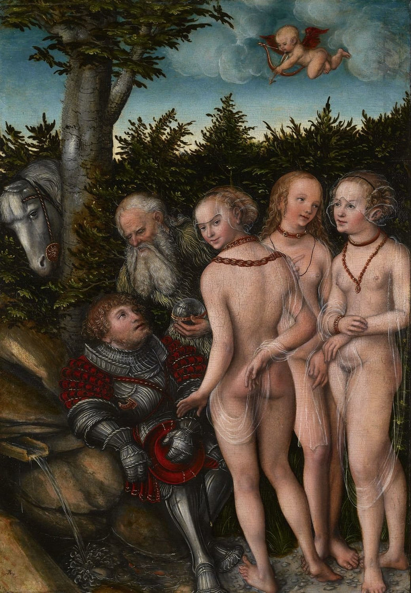Der Urteil des Paris - Lucas Cranach der Ältere