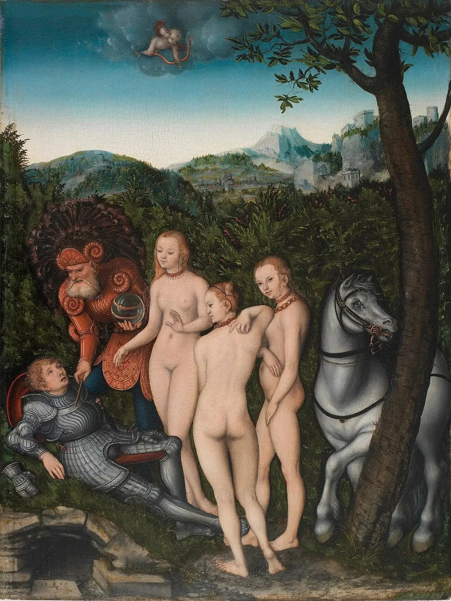 Der Urteil des Paris - Lucas Cranach der Ältere