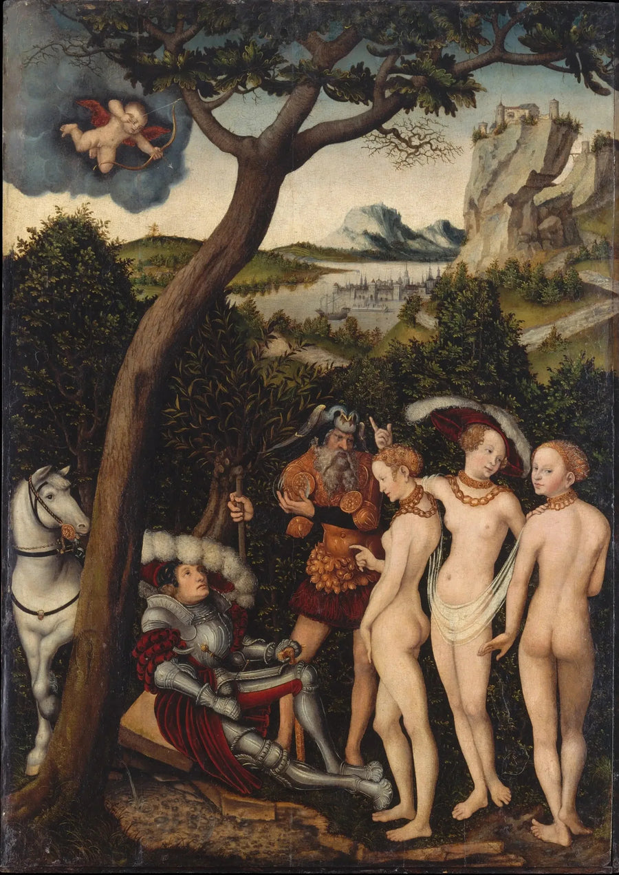 Der Urteil des Paris - Lucas Cranach der Ältere