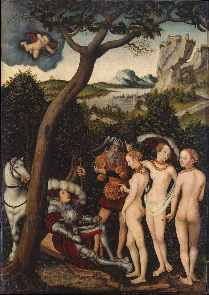 Der Urteil des Paris - Lucas Cranach der Ältere