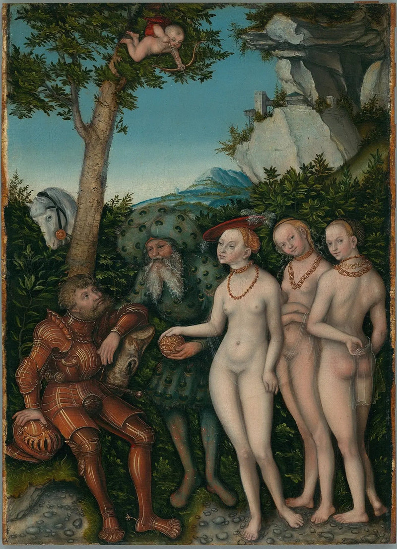 Der Urteil des Paris - Lucas Cranach der Ältere