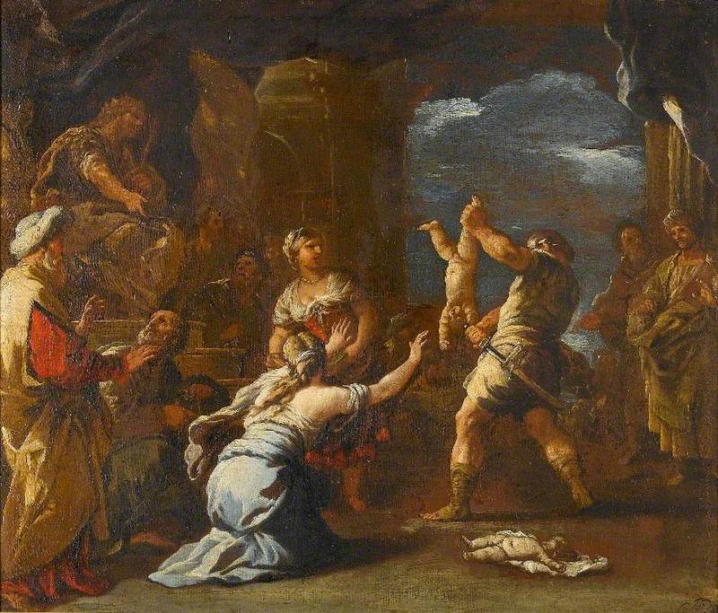 Salomons Urteil - Luca Giordano