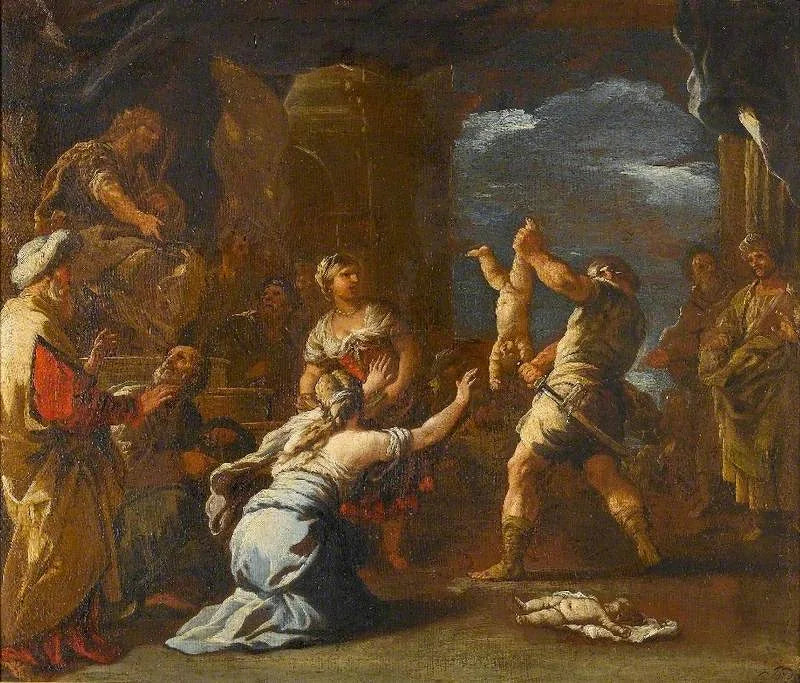 Salomons Urteil - Luca Giordano