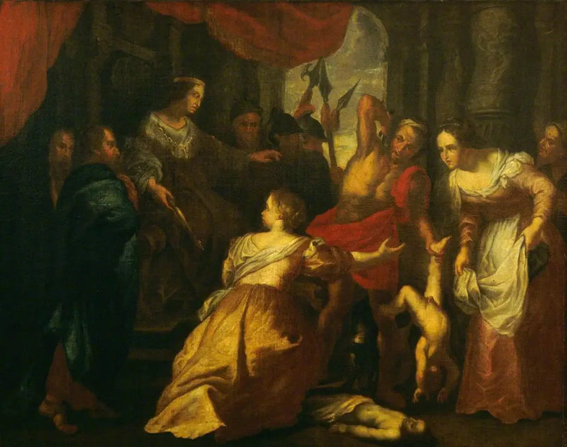 Das Urteil des Salomon - Peter Paul Rubens