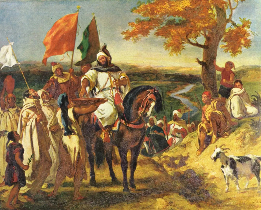 Der Kaid, marokkanischer Chef - Eugène Delacroix