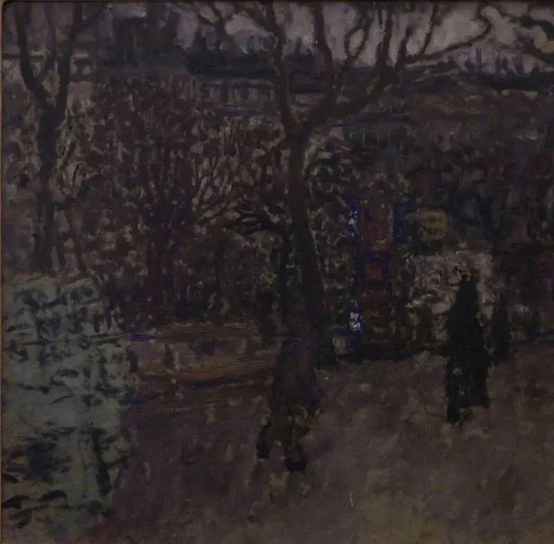 Der Kiosk, Boulevard des Batignolles - Pierre Bonnard