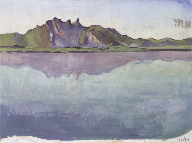 Der Thunersee und der Stockhorn - Ferdinand Hodler