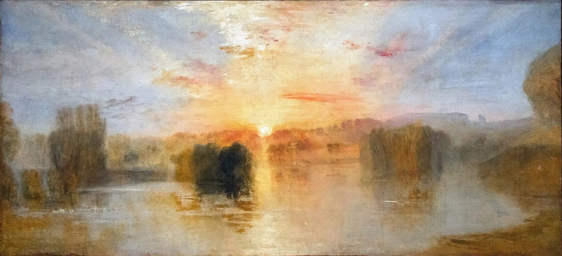 Der See, Petworth, Sonnenuntergang; Beispielstudie - J. M. W. Turner