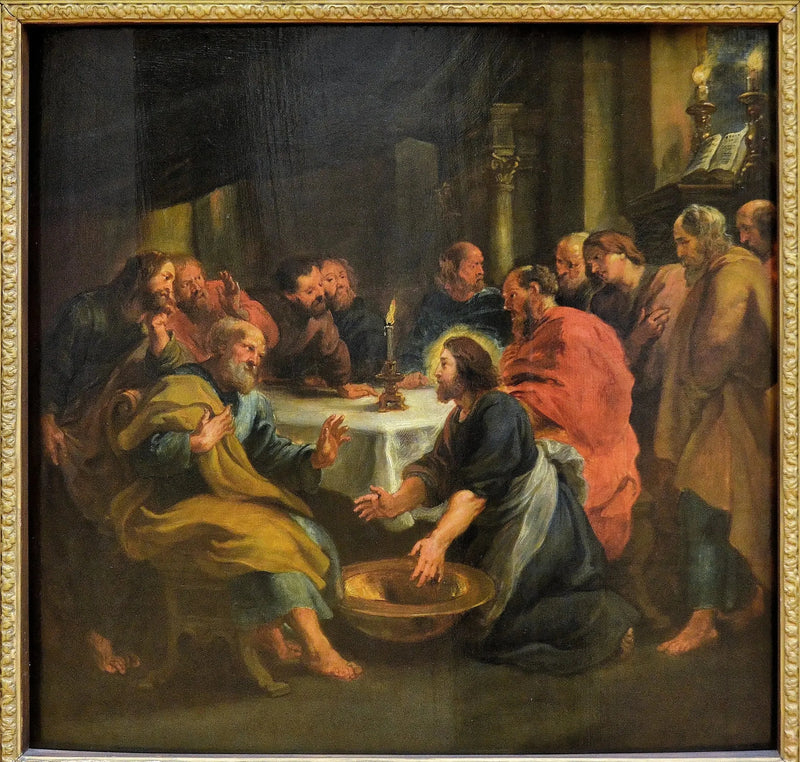 Die Fußwaschung - Peter Paul Rubens