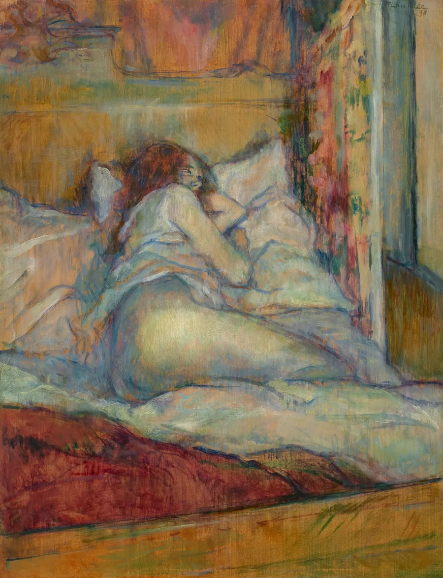 Das Bett - Henri de Toulouse-Lautrec