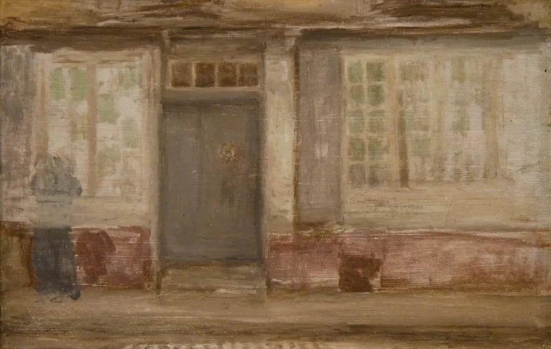 Die Unterkunft des Priesters, Dieppe - James Abbott McNeill Whistler