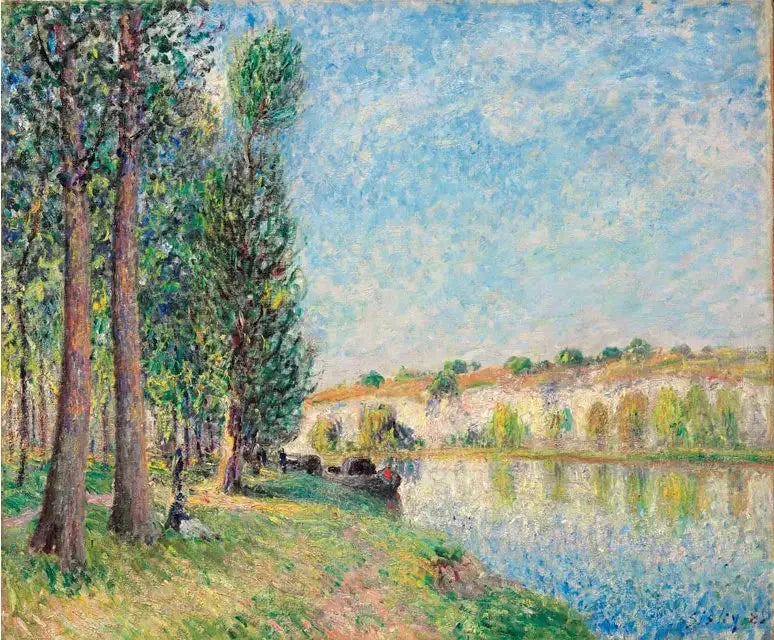Der Loing in Moret - Alfred Sisley