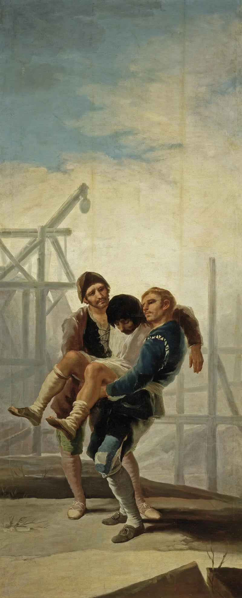 Der verletzte Maurer - Francisco de Goya
