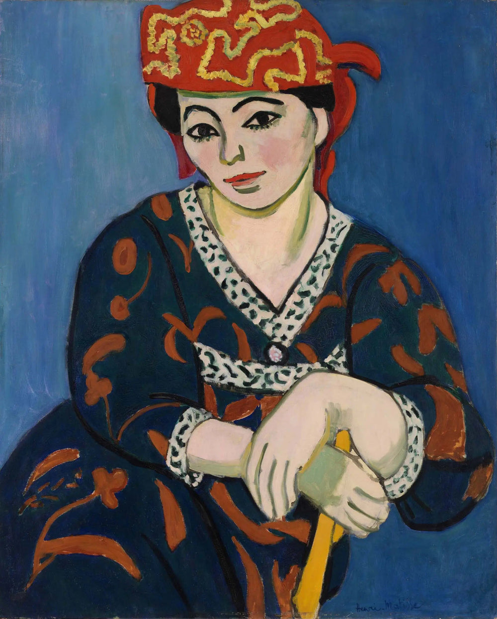 Le Madras rouge - Henri Matisse image 1 reproduction artisanale de tableau