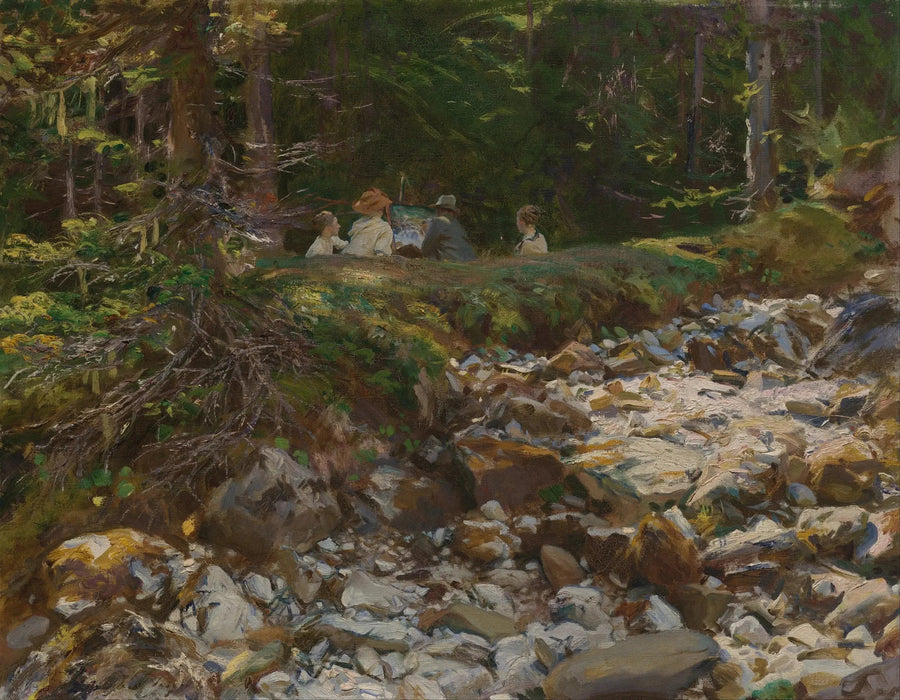 Der Meister und seine Schüler - John Singer Sargent